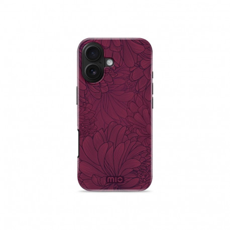 Phone Case - MIO Berry Blooms MagSafe Compatible For iPhone 17, Impact Protection, Purple