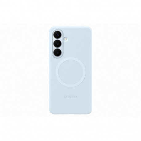 Phone Case - Samsung Galaxy S26 Plus Silicone Magnet Case, Wireless Charging, Light Blue