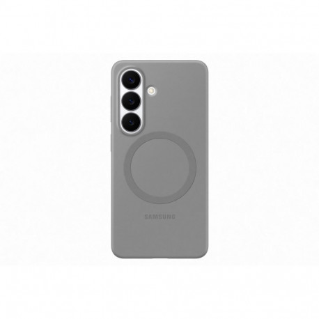 Phone Case - Samsung Galaxy S26 Silicone Magnet Case, Fast Wireless Charging, Gray