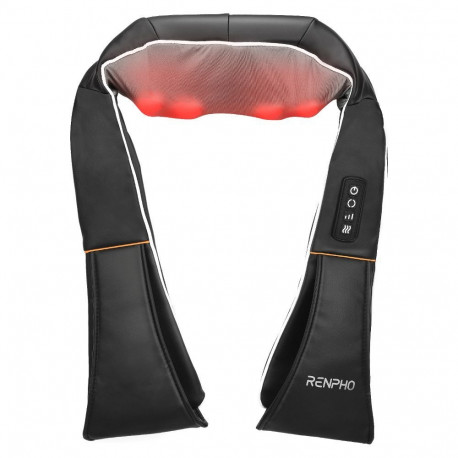 Massager - RENPHO U-Neck 1 Shiatsu Neck And Shoulder Massager, 8 Rotating Nodes, Heating Function