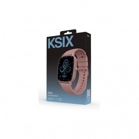Smartwatch - Ksix PULSE 1.83" Display, Health Monitoring, 7 Days Battery Life, Pink