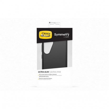 Phone Case - Samsung Galaxy S25 Symmetry Magnet Case, Scratch & Drop Protection, Black