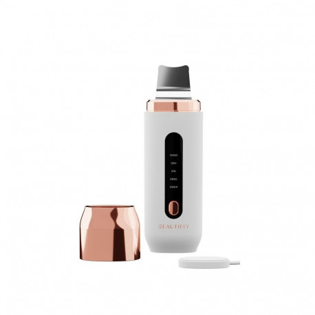 Facial Skin Scrubber - Beautifly B-Scrub PRO 29 ± 5 kHz EMS White-Rose Gold
