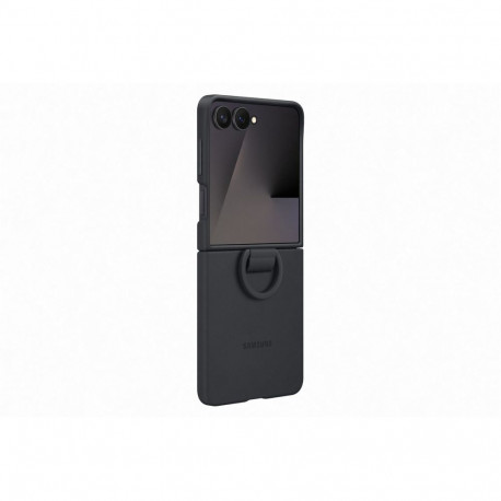 Phone Case - Samsung Galaxy Flip7 Ring Silicone Black