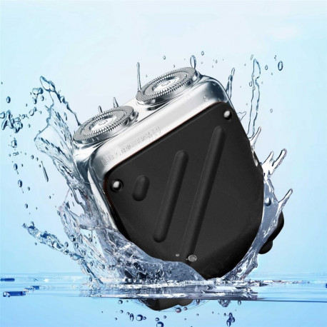 Electric Shaver - Metz MZXZ021 Traveller Shaver, 18 Blades, IPX7 Waterproof, Black
