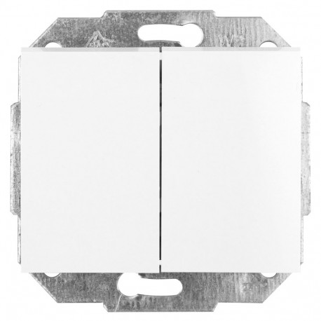 2-klahviline süvistatav paigalduslüliti, 10A 250V (moodul)