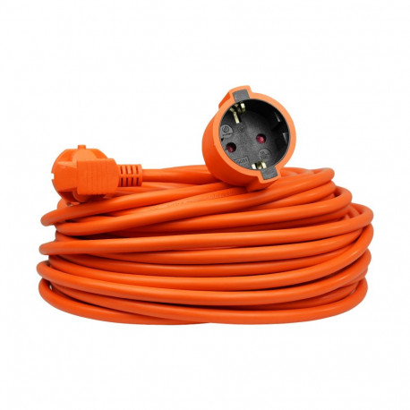 HAND HOME ühe pistikupesaga pikendusjuhe SCHUKO IP20 16A H05VV-F 31,5 30m, oranž