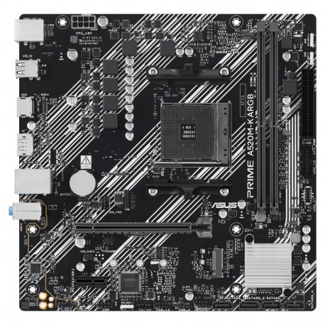 ASUS PRIME A520M-K ARGB (AMD,AM4,DDR4,mATX)