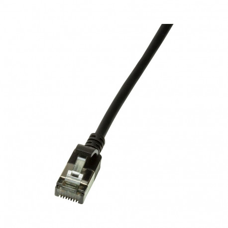 Cat.6A TPE SlimLine ühenduskaabel 2,0m, must