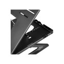 "Notebook stand, foldable, height adjustable, black"