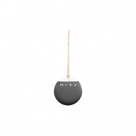 "Portable BT 4.2 Speaker, fabric covering, round shape"
