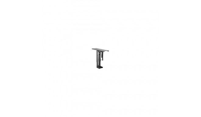 "Adjustable under desk CPU mount, rotatable, slidable"