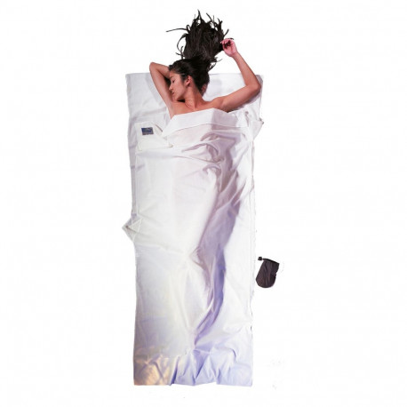 "Cocoon Leicht-Reiseschlafsack, Rechteck, 220 x 90 cm, 100 % Baumwolle, natural"