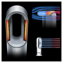 "Heizlüfter AM15 Hot+Cool Ventilator, Weiß/Silber"