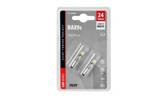 Pirmid 2TK hyper led, 2SMD BAX9S,12V