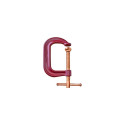 C-clamp with copper plated spindle, 20cm