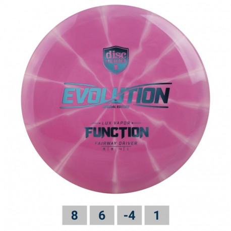 Discgolf DISCMANIA Fairway Driver Lux Vapor Function - Special Edition Pink 8/6/-4/1
