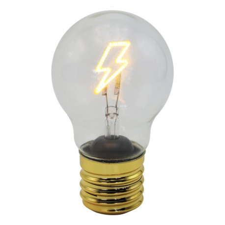 Dekoracja świetlna ; żarówka led na baterie – piorun; lumen 2700-3000k