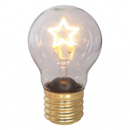 Valgusdekoratsioon tähekujuline patareitoitega LED-pirn, 2700–3000K