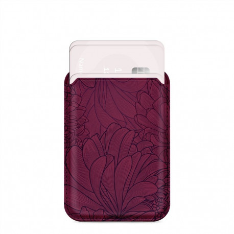 Phone Card Holder - MIO Berry Blooms MagSafe Card Holder