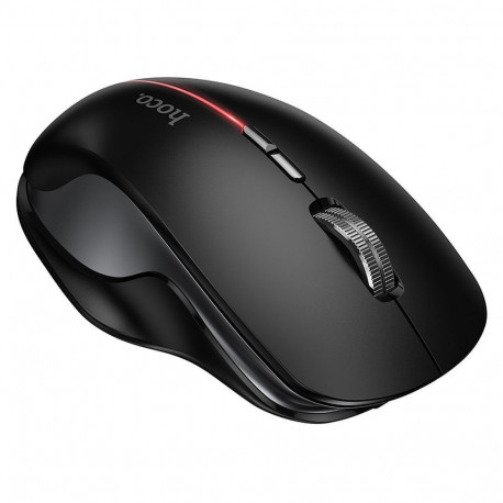 Wireless mouse dual-mode (Bluetooth, 2.4G) 1600 dpi RGB Hoco GM43 black