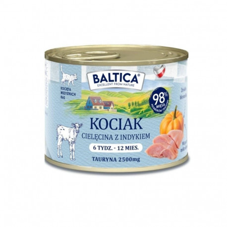 BALTICA Flavors of the Regions Kitten Veal with turkey - wet cat food - 185g