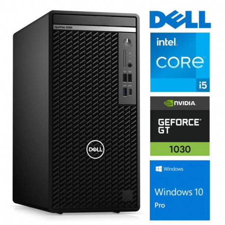 DELL 5080 Tower i5-10500 8GB 1TB SSD M.2 NVME GT1030 2GB WIN11Pro