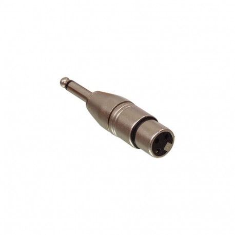 Valueline XLR 3p - 6.35mm, M/F 6.35 Bronze