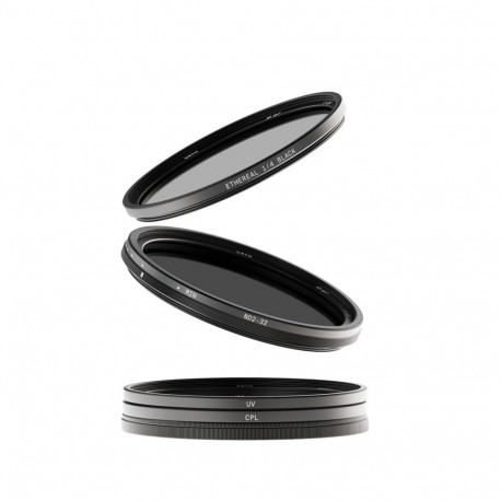 Camera Lens Filter - Urth 72mm Cinematic Kit Plus+ UV CPL VND2–32 Ethereal 1/4 Black Mist