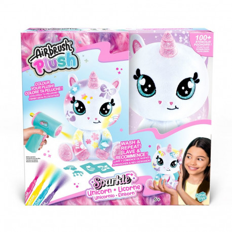AIRBRUSH PLUSH Sparkle Unicorn, 25 cm