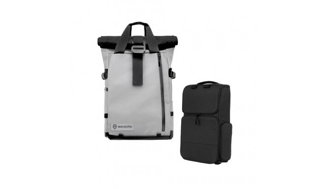 Camera Backpack - WANDRD PRVKE 21L + Pro Cube V3, Grey