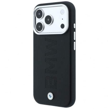BMW Sign Centered Deboss MagSafe Case for iPhone 17 Pro Max / 18 Pro Max - Black