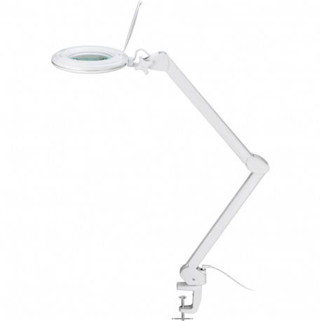 Goobay LED Magnifying Lamp with Clamp, 10 W, white
