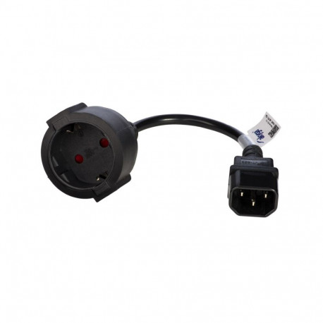 Akyga toitekaabel AK-PC-10A 0.15m CEE7/4, must