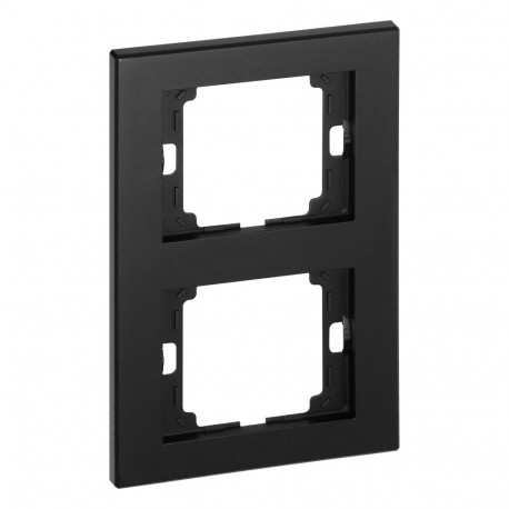ramka kahekordne vertikaalne Onyx, Ra-2OP, must (10 tk.)