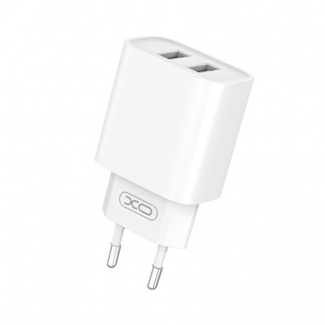 Xo võrgulaadija ce02c 2x USB 2,1A, valge