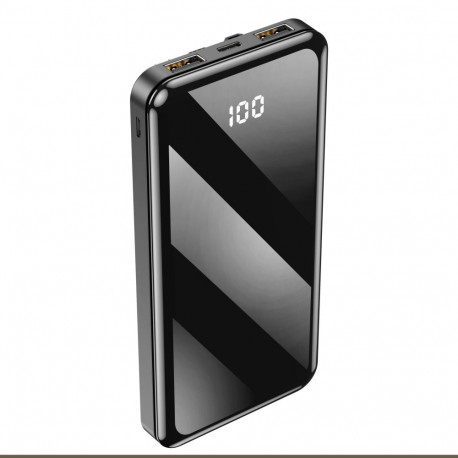Forever akupank TB-411 allin1 10000mAh USB-C + Lightning + microUSB kaablitega, must