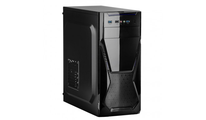 Akyga arvutikorpus AK13BK Micro Tower, must