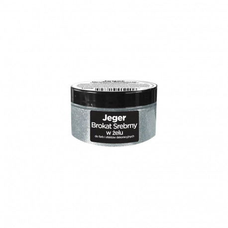 GEL JEGER GLITTER SILVER 100ML