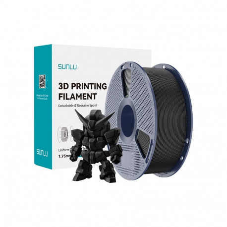 Sunlu PLA+ 2.0 Filament (Black) (6933582314804)