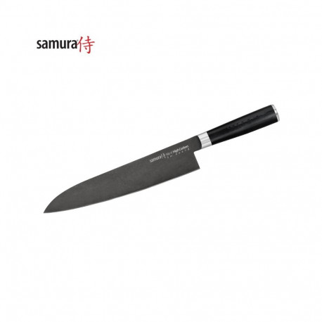 Samura MO-V Stonewash universaalne suur kokanuga 240mm, AUS 8 Jaapani terasest, 58 HRC
