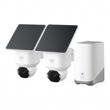 Anker Eufy SoloCam E42 2 kaameraga komplekt (HomeBase 3) | 8 MP | F/1.6 | IP65 | Micro SD, Max. 128 