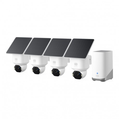 Anker Eufy SoloCam E42 4-Cam Kit (HomeBase 3) | 8 MP | F/1.6 | IP65 | Micro SD, Max. 128 GB