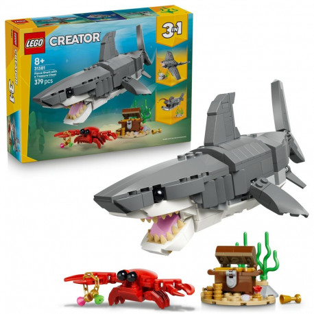 CONSTR LEGO FIERCE SHARK TRSR CHST31381