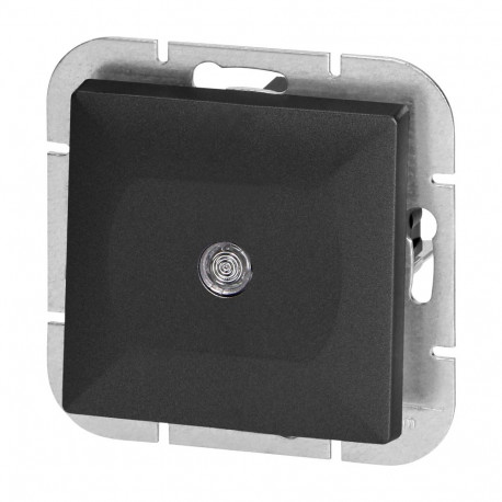 łącznik schodowy p/t koos valgustusega Pearl, 10A, 250V, WP-5P/S, must (10 tk.)
