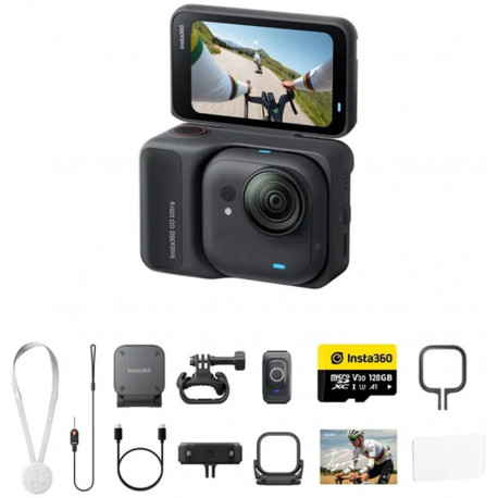 Insta360 GO Ultra Premium Cycling Bundle, black