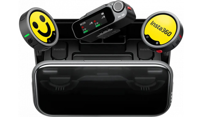 Insta360 Mic Pro (2TX + 1RX), black