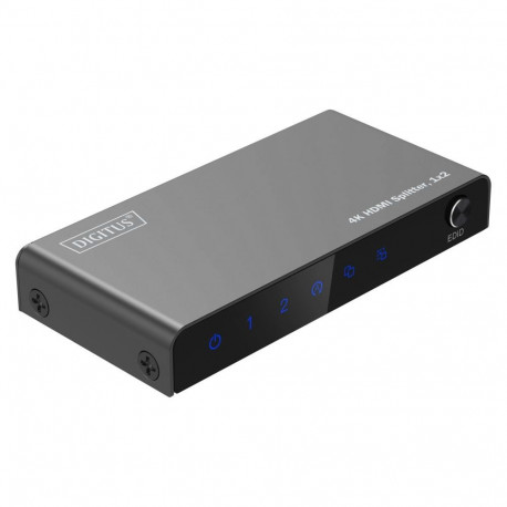 Digitus 4K HDMI Splitter, 1x2 | DS-55336 | Black