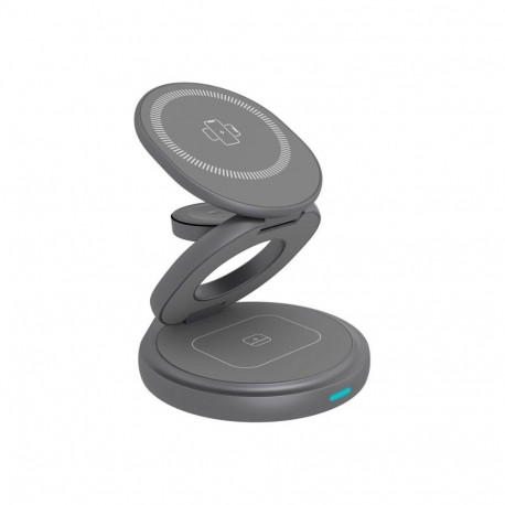 Raidsonic Icy Box IB-SH101-CH in 1 foldable magnetic charging stand for mobile phone, earpods and sm