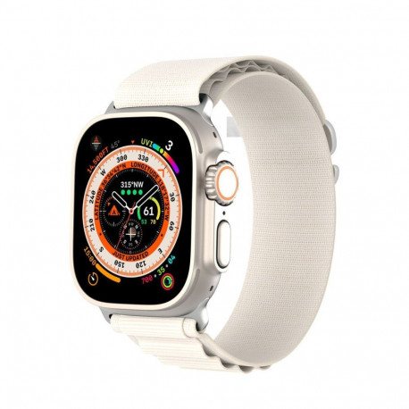 Dux Ducis Apple DUX DUCIS strap GS nylon for Apple Watch 42 / 44 / 45 / 49 mm platinium Black